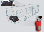 BUS VIPER - automatický hasicí systém do autobusů 2 kg
